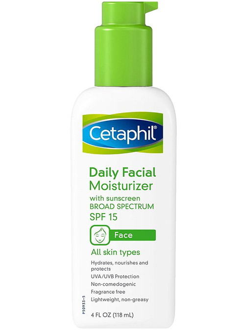 Daily Facial Moisturizer with Sunscreen Broad Spectrum SPF 15 from Cetaphil